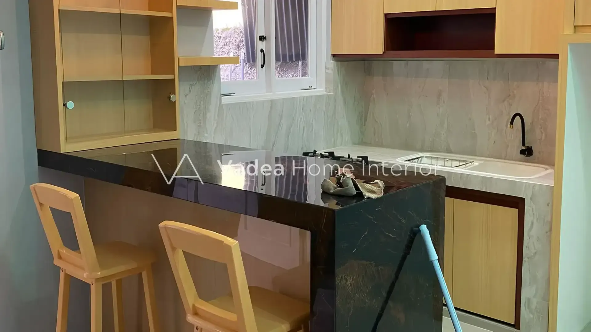 Kitchen Set Purwokerto - Kitchen Set Minibar Elegan Modern